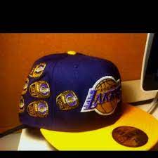 Lakers Hat Lakers Hat Fitted Hats Lakers