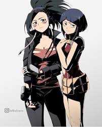Pockets for snacks to fuel her quirk. Mha Hero Costume Switch Momo Yaoyorozu Kyoka Jirou My Hero Academia Costume Hero Academia Characters Hero Costumes