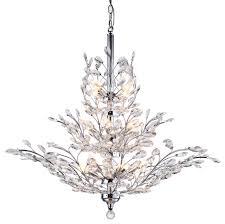 13 Light Crystal Chandelier Light Chrome Finish With European Crystals Contemporary Chandeliers By We Got Lites