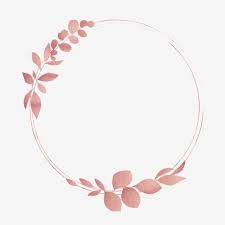 Pink Wreath Border Photo Clipart Luxurious Shading Png And Vector With Transparent Background For Free Download Rose Gold Backgrounds Gold Glitter Background Floral Logo Design
