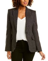 Advertisement Ebay Equipment Burelle Wool Blend Blazer Women S In 2020 Blazers For Women Womens Shift Dresses Coats For Women