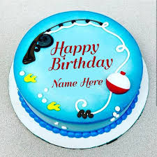 Cake Decorating Birthday Cake Images Download With Name Finding New Fishing Cake For Birthday With Name Download Happy Birthday Fishing Cake Images Birthday Cake Writing Fish Cake Birthday Birthday Cake Write Name