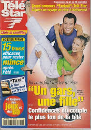 Dans la série lancée sur france 2 en 1999, ils incarnaient alex et jean, un duo d'amoureux dont les tracas. Jean Dujardin Alexandra Lamy Un Gars Une Fille Alexandra Lamy And Jean Dujardin Tele Star Magazine 18 September 2000 Cover Photo France