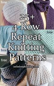 We would like to show you a description here but the site won't allow us. Four Row Repeat Knitting Patterns In The Loop Knitting