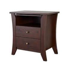 It has moulding both a top and a. Furniture Of America Kim 2 Drawer Vintage Walnut Nightstand Ynj 1414 6 The Home Depot