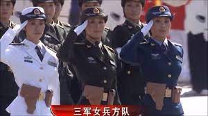中国 軍事 パレード 女性