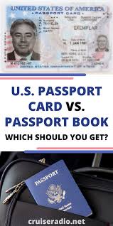 Visas exist and how to obtain an investor visa. U S Passport Card Vs Passport Book Which Should I Get