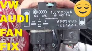 The volkswagen jetta is equipped with an onboard computer that has different modules that control various aspects of the vehicle. Vw Audi Fan Relay Cooling Fan Control Unit Module Relay Youtube