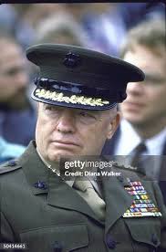 General George B. Crist attending the Pentagon farewell ceremony for...  News Photo