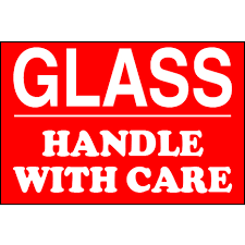 Safeguard breakables with a free fragile sticker affixed to your bag. Fragile Handle With Care Stickers Warning Labels 4 X 6 10 Rolls Blank Labels Office