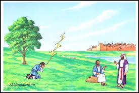 They heard the sound(h) but did not see anyone.(i) 8 saul got up from the ground, but when he opened his eyes he could see nothing.(j). Saul To Paul Abcjesuslovesme
