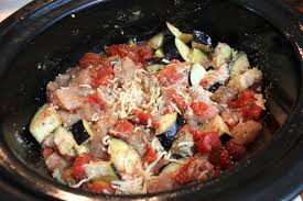 Crockpot Chicken And Eggplant Pasta Recipe Mr B Cooks Recipe Eggplant Recipes Pasta Eggplant Pasta Crockpot Pasta Recipes