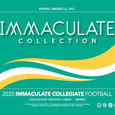2020 Immaculate Collection Collegiate Football Checklist Set Info Boxes Football Cards Collegiate Football
