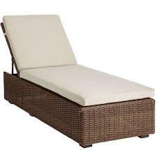 Echo Beach Latte Chaise Lounge Outdoor Furniture Weatherproof Outdoor Furniture Modern Outdoor Patio