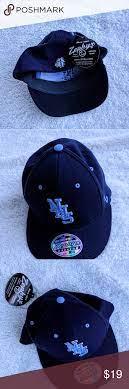 Nwt Zephyr Men S Blue Nhs Ball Cap M L Blue Man Ball Cap Blue Accents