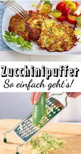 Zucchinipuffer Das Einfache Rezept Lecker Zucchinipuffer Rezept Rezepte Gesunde Rezepte