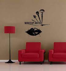 Lips Wall Decals Make Up Wall Decor Make Up Artist Wall Decals Beauty Salon Tools Visagiste Wall Decals Be Beauty Salon Decor Hair And Beauty Salon Artist Wall