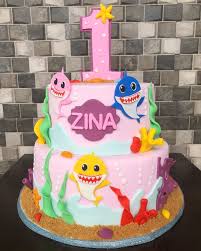 2nd Birthday Baby Shark Buttercream Cake Zina Is One Baby Shark Doo Doo Dooo Cupcake Cake Cupcakes Chocolate Cakes Love F Baby First Birthday Cake Shark Birthday Cakes Baby Birthday Cakes