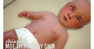 Chisami S Moe Thing Baby Skin Sims Baby The Sims 4 Skin Sims 4 Toddler