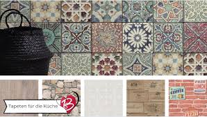 Floral prints landhaus tapeten blumenranken. Tapeten Fur Kuche Und Bad Design Und Trend Tapeten Fur Feuchtraume Bricoflor Blog