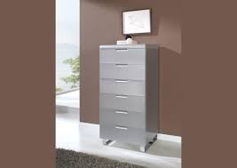 Optez pour un meuble à chaussures à fixations murales pour une empreinte très actuelle. Acheter Votre Meuble 6 Tiroirs Laque Argent Pieds Chrome Chez Simeuble