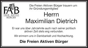 Solang ich darf in deutzen, video von andi materiell Traueranzeigen Von Max Dietrich Franken Gedenkt De