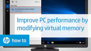 Increasing Computer Performance By Modifying Virtual Memory Settings In  Windows | Hp Computers | Hp - Youtube