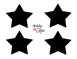 Star Template Macarons Macaron Template Macarons Star Template