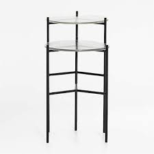 If comfort is key, consider saracina home's angle iron end table, set of two. Maylan Clear Glass End Tables Set Of 2 Reviews Crate And Barrel