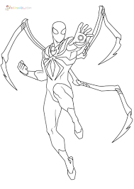Maybe you would like to learn more about one of these? Iron Spiderman Coloring Pages New Pictures Free Printable