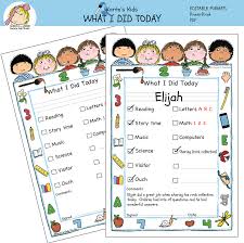 Free What I Did Today Printable Educational Printables Math Time Classroom Displays