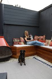 This step by step diy woodworking project is about how to build a patio bench. Sarah Sherman Samuel Home Progress Patio Diy Built In Seating