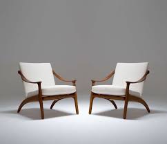 Pair Of Arne Hovmand Olsen Easy Chairs 1stdibs Com Lounge Chair Design Vintage Lounge Chair Furniture