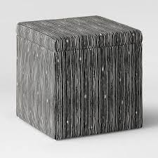 Black And White Striped Storage Ottoman Plano Storage Ottoman Black Shibori Stripe Project 62 Target Square Storage Ottoman Storage Ottoman Plano Storage