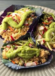 These fresh tacos start with a layer of juicy slaw flavored with lime juice, olive oil and salt. Cajun Fish Tacos With Spicy Broccoli Slaw Recipe Whole30 Fish Tacos