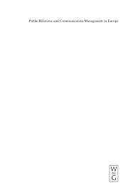 Films en vf ou vostfr et bien sûr en hd. Public Relations And Communication Management In Europe Id 5c1610a8eff8a