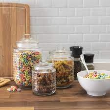 Beaded Glass Canister Set