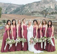 Jenny Yoo Collection Bridesmaids Featuring Long Mismatched Luxe Chiffon Styles Rose Bridesmaid Dresses Dusty Rose Bridesmaid Dresses Simple Bridesmaid Dresses