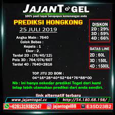 Prediksi Togel Hongkong Hk Kamis 25 Juli 2019 Singapura 11 September Sydney