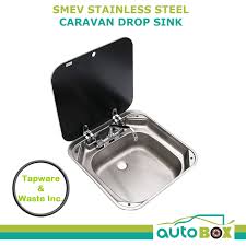 smev caravan drop sink stainless steel