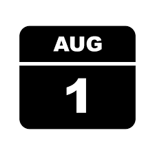 This has been done through birthday fortune telling. 1 August Datum Fur Einen Tageskalender 503196 Vektor Kunst Bei Vecteezy