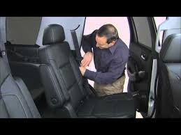 2016 Chevrolet Tahoe Suburban How To Operate Rear Seats Youtube