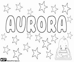 Coloring page family princess pages sophie. Aurora Latin Name Coloring Page Printable Game
