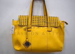 Дамска чанта "Elegance"- жълта - Alis.bg - Fashion & Style