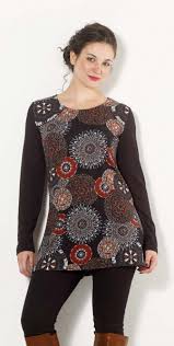 Tunique femme enceinte noir col tombant manches longues tres. Tunique Manches Longues Femme Coline