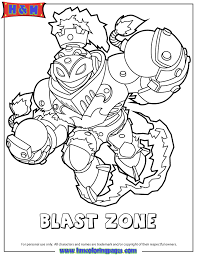 I chose blast zone's superstar inflatable party moonwalk bouncy house mainly because of the size. Skylanders Swap Force Fire Blast Zone Coloring Page Coloring Pages Coloring Books Crayola Coloring Pages