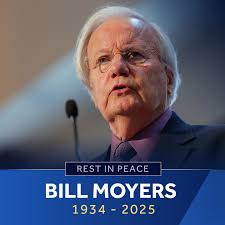 Bill Moyers, the former White House press secretary turned prize-winning TV  journalist, has died at 91. Click the link in bio to read more.
