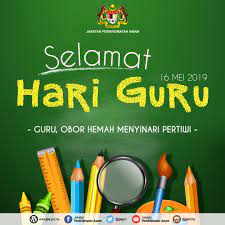 16 mei 2019/11 ramadhan 1440h. Jabatan Perkhidmatan Awam On Twitter Selamat Pagi Hari Yang Cukup Istimewa Untuk Kami Di Jpa Ucapkan Selamat Hari Guru Kepada Semua Yang Bergelar Guru Dirimu Guru Obor Hemah Menyinari Pertiwi Teachersday