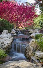 60 Aufregende Hinterhof Wasserfall Garten Landschaftsgestaltung Ideen Landschaftsbauideen Waterfall Landscaping Waterfalls Backyard Pond Landscaping