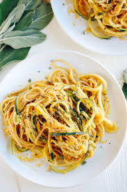 Butternut Squash Sage Spaghetti With Zucchini Noodles Recipe Butternut Squash Sage Zucchini Noodles Healthy Dinner Recipes